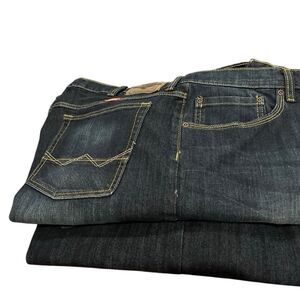 Lot of 2 men’s jeans Wrangler & Denizen Levi’s Sz40x32 Relaxed straight fit